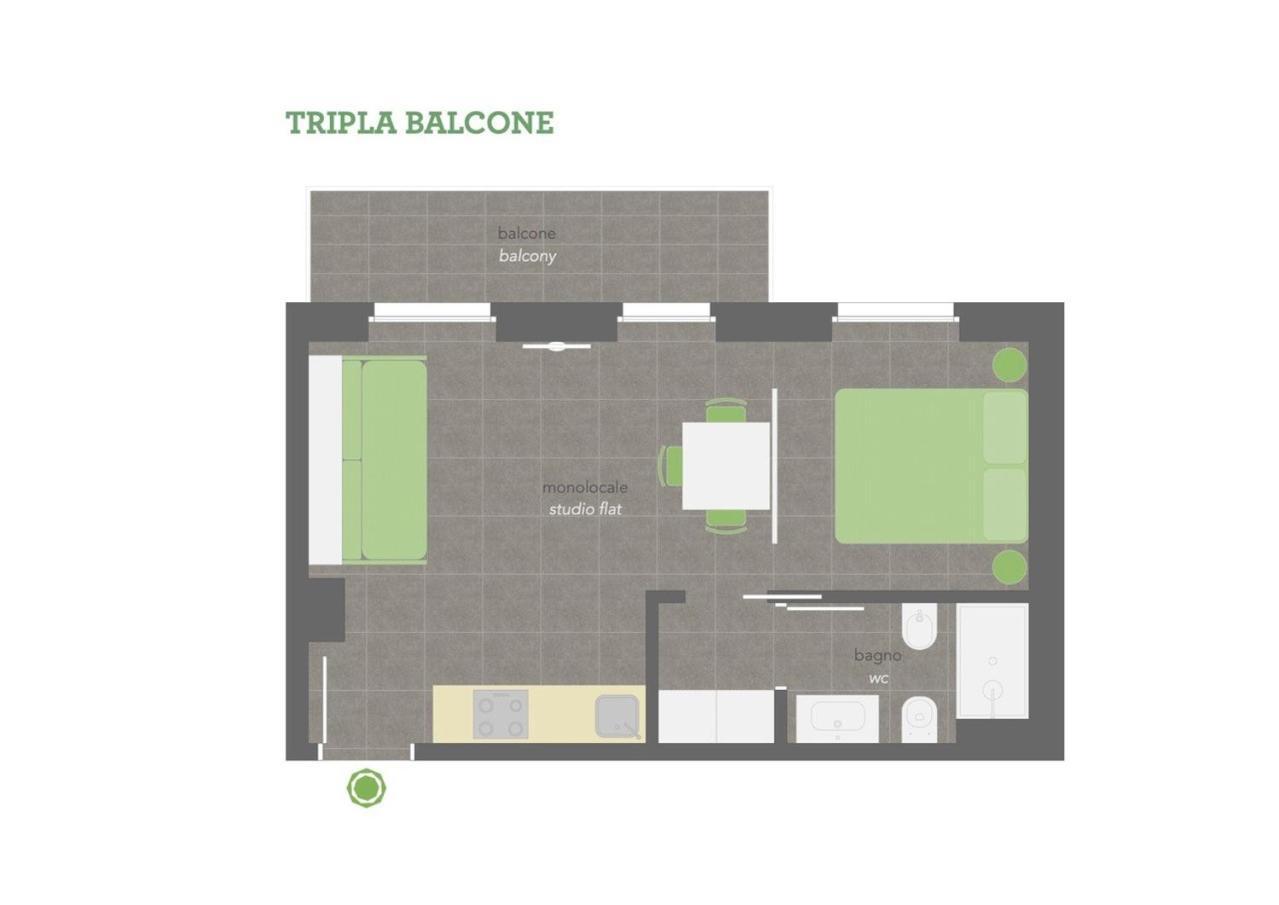 Cirene Apartments Milano 外观 照片